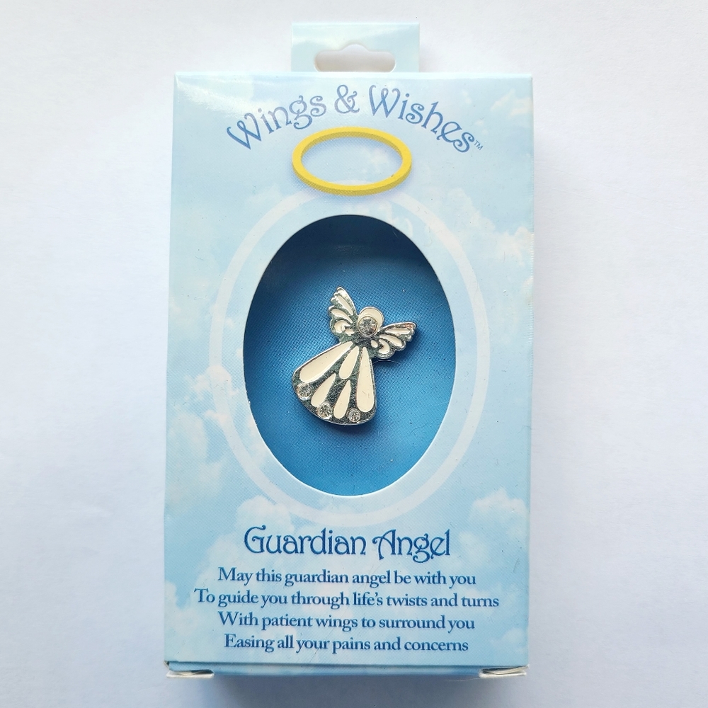 NIB Wings & Wishes Guardian Angel Pin